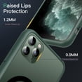 thumbnail image 6 of JETech Magnetic Case for iPhone 11 Pro Max 6.5-Inch Compatible with MagSafe, Translucent Matte Back Slim Shockproof Phone Cover (Dark Green), 6 of 6