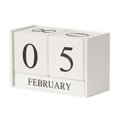 thumbnail image 1 of Lefu Wooden Block Calendar Ornaments Perpetual Calendar Calendar Block Desktop Desk, 1 of 9