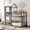 Grey, variant on Twin over twin bunk bed with roof and window / Creates a semi - enclosed play & sleep space