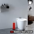 thumbnail image 6 of Toilet Paper Storage Stand Gold, 304 Stainless Steel Thicken 0.8mm Tissue Reserve Holder Dispenser for Bathroom, Brushed Gold, TPS180-BG, 6 of 8