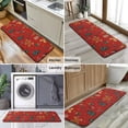 thumbnail image 6 of Red Christmas Gingerbread Man Pattern Kitchen Rug Mat,Kitchen Runner Rugs Non Skid Washable,Decorative Kitchen Floor Mats for Kitchen,Sink,Laundry,17"x47.2", 6 of 7