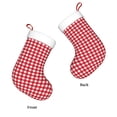 thumbnail image 3 of Rateoe Red Checkboard Print Christmas Stockings,18 Inch Large Christmas Stockings Decoration Ornaments for Holiday Home Fireplace Indoors, 3 of 7