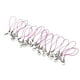 thumbnail image 5 of 20 Unids Cordón Charm Cuelga El Cable Colgante Para El Teléfono Móvil Llaves Violeta claro Sunnimix correa del acollador del teléfono, 5 of 7