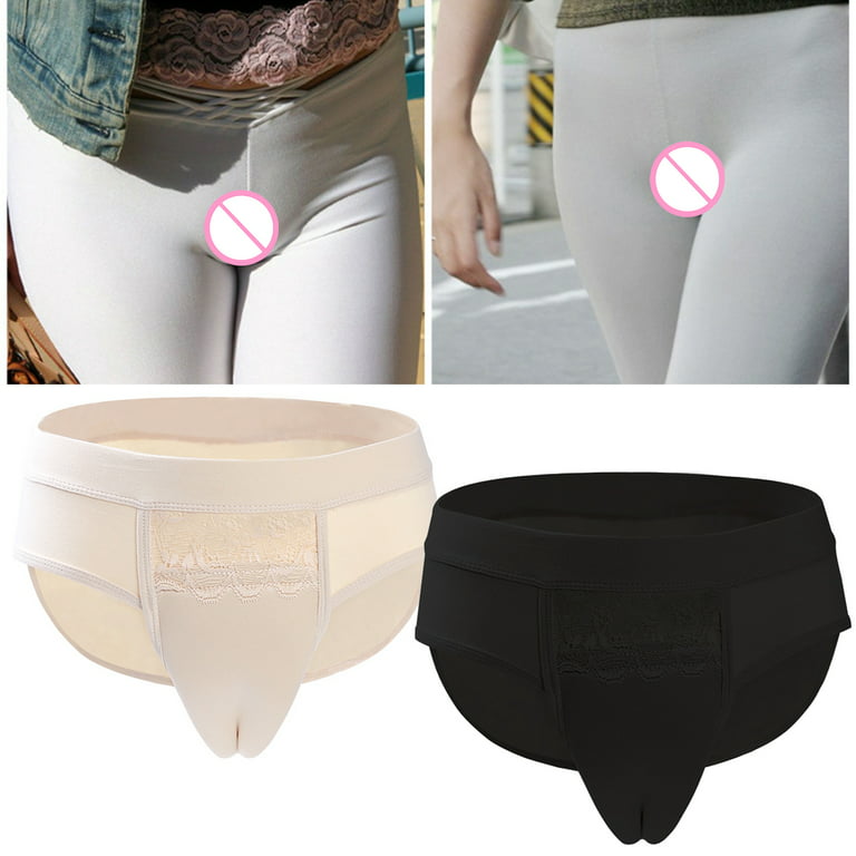 Realyc Hiding Gaff Thong Daily Wear Solid Color Chic Body Shaping