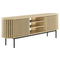 Modway Fortitude 71" TV Stand in Oak