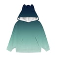 thumbnail image 4 of XXWXYD Girls Cat Ear Hoodie Kids Cute Fashion Fleece Hooded Sweatshirt with Pocket Casual Trendy Oversized Long Sleeve Jacket Cute Toddler Girl Hooded Sweatshirt, 4 of 4