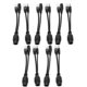 thumbnail image 4 of 5 pares Ethernet POE divisor adaptador inyector DC12V impermeable para cámara IP negro, 4 of 10