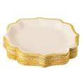 thumbnail image 6 of 48-Pack Pink Scalloped Paper Party Plates with Gold Foil Edges (9 in), 6 of 6