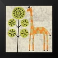 thumbnail image 2 of Zarris, Chariklia 15x15 Black Modern Framed Museum Art Print Titled - Adas Giraffe, 2 of 5
