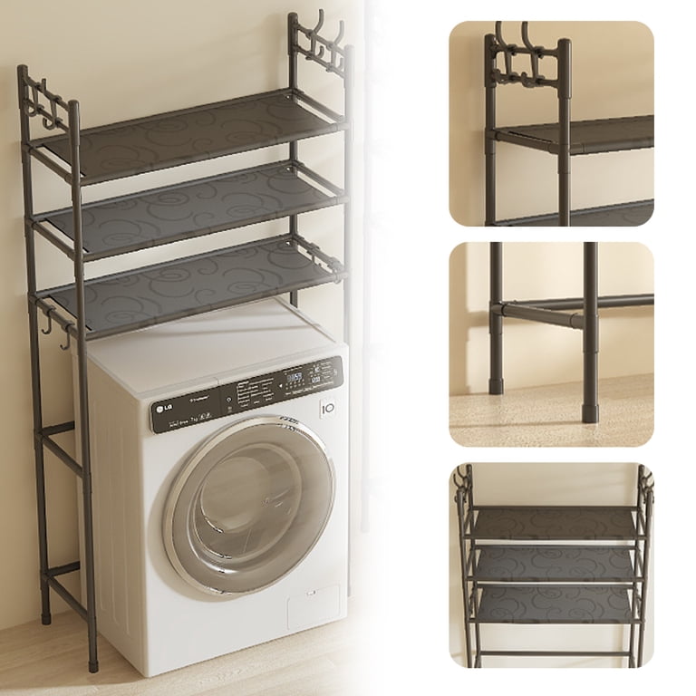 Over Washer And Dryer Storage Over-The-Washer Storage Shelf