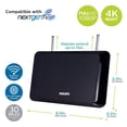 thumbnail image 2 of Accesorios Philips Antena de TV para Interiores, Digital, Antena de HDTV, Compatible con Smart TV, 4 Philips Accessories NA, 2 of 2