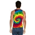 thumbnail image 3 of Tie Dye Tank Top Men Women - Fun Bright Colotful Tops, 3 of 6
