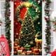 thumbnail image 5 of Cubrepuertas Navideño de 89 X 180 Cm - Diseño de Papá Noel - Decoración Navideña para La Puerta - Decoración para Fiestas y Festivales, 5 of 6