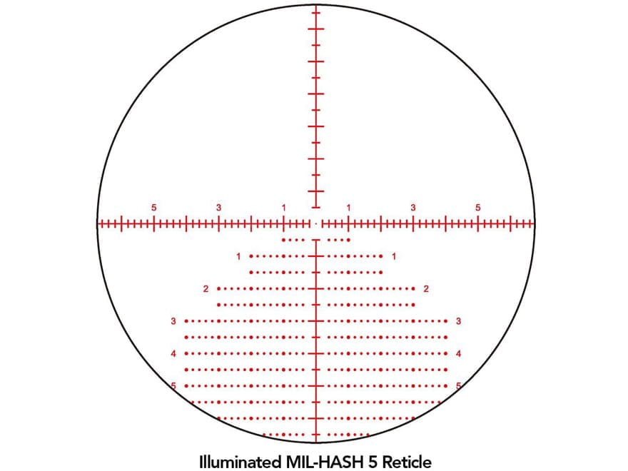 Sightron SII PLR Rifle Scope 6-24x 50mm Illuminated MH-5 Reticle Matte Black