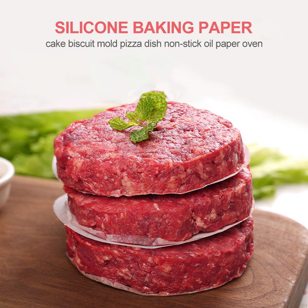 500pcs Silicone Baking Paper Round Non-stick Greaseproof BBQ Oven Accessory N#S7 