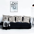thumbnail image 3 of Grey Linen Decorative Throw Pillow Covers 18x18 Pillow Cover Set of 4,Couch Pillow Covers for Sofa Chair Car Living Room Decor,Outdoor Farmhouse Throw Pillow Cover Square Pillow case, 3 of 5