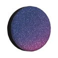 thumbnail image 1 of Bingfone Violet Paillettes pour Housse de Pneu de Rechange Protecteurs de Roues Universels Résistants aux Intempéries pour Véhicule Récréatif Remorque de Voyage SUV Camion-14 Pouces, 1 of 6