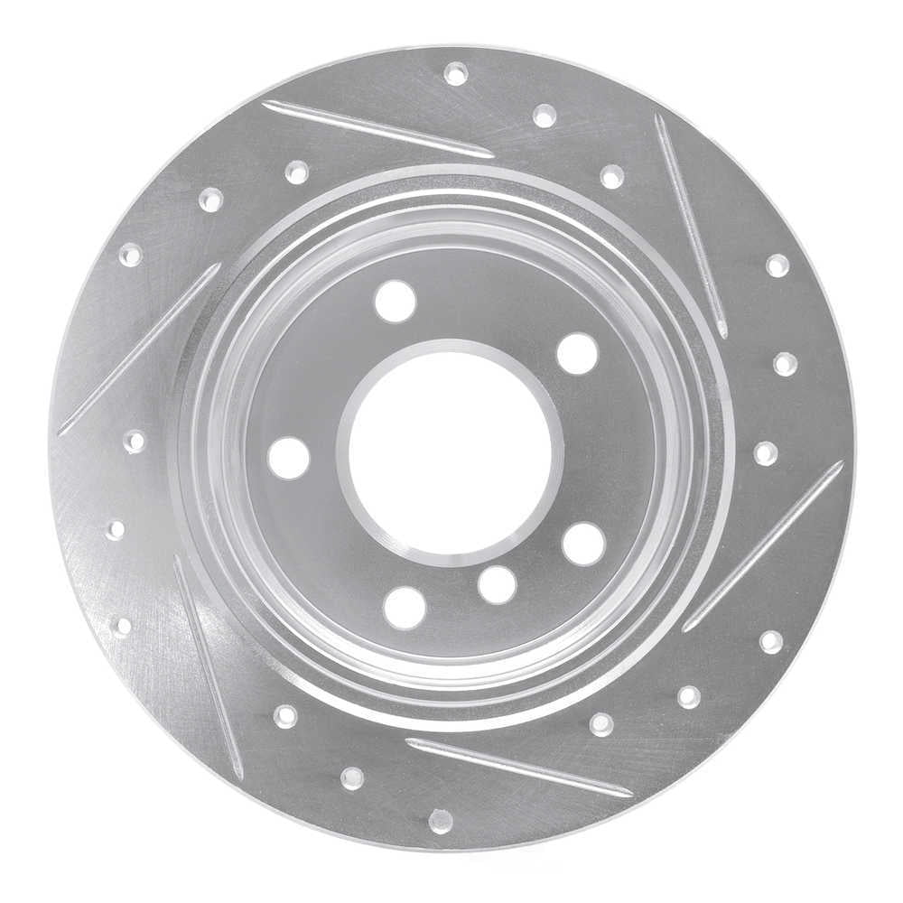 Dynamic Friction Company 631-31045L DFC Brake Rotor - Drilled And Slotted - Silver