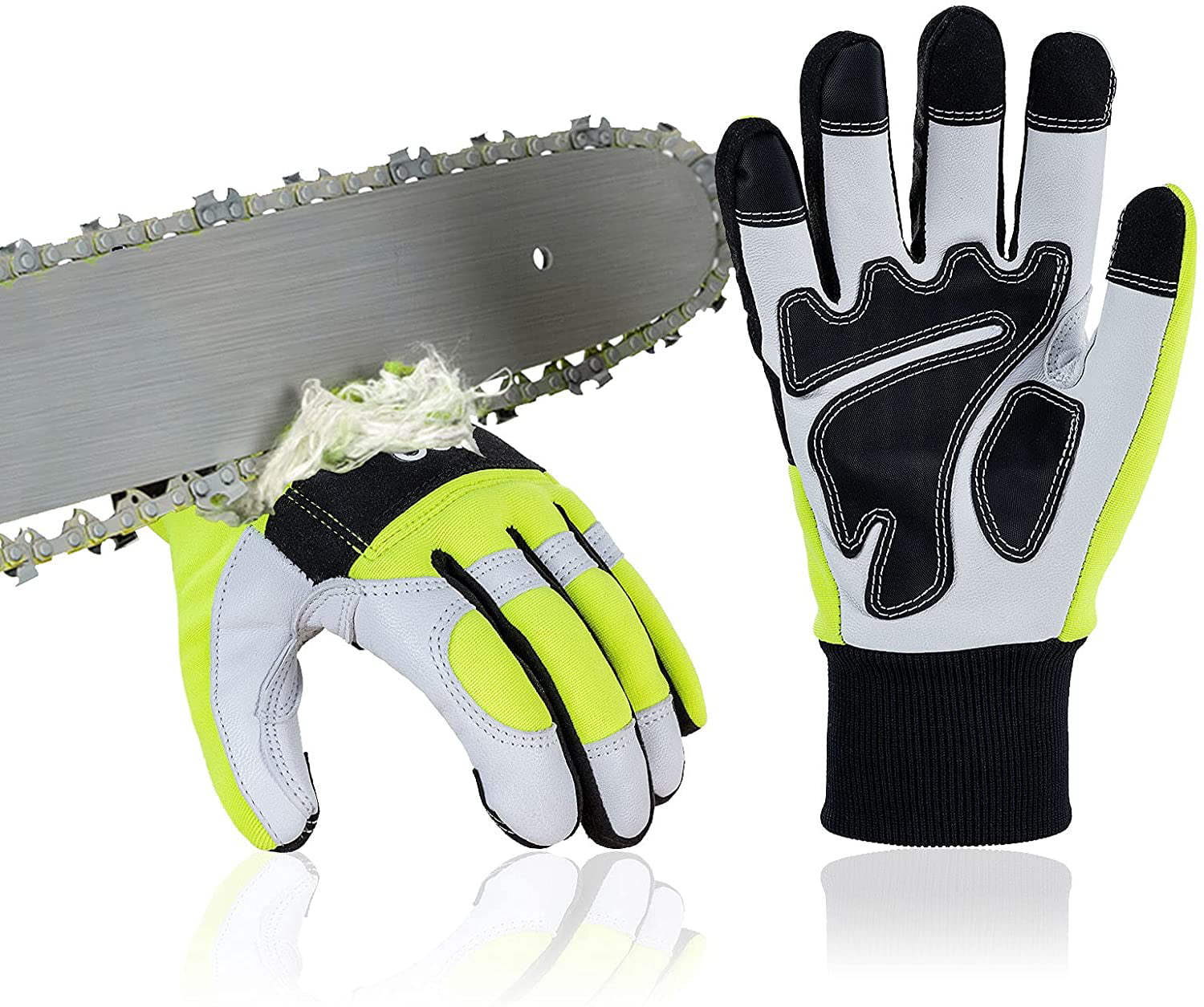 Chainsaw Gloves Class 1With Left Hand Protection Pro Quality L Size 10 