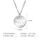 thumbnail image 1 of Deng Collar con colgante de moneda de constelaciones de Piscis Aries, Tauro, signo del zodiaco, Gargantilla, joyer铆a de moda para mujer, regalo de amigo Bff, 1 of 2