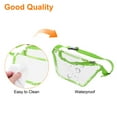 thumbnail image 5 of Uxcell Clear Fanny Pack Stadium Approved Waist  Bag, Waterproof for Women, Green, 5 of 6