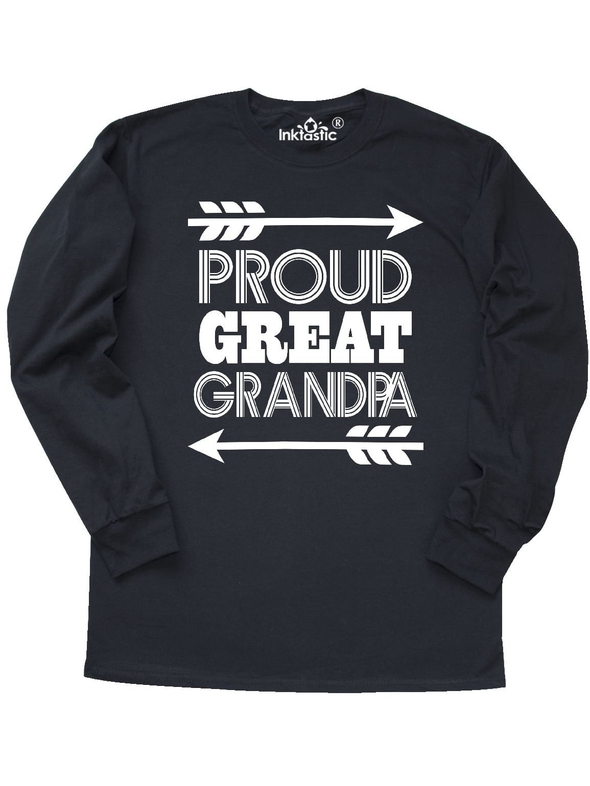 INKtastic Great Grandpa Gift Idea Grandparents Long Sleeve TShirt
