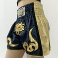 thumbnail image 5 of FLUORY Muay Thai Shorts Boxing Shorts Free Combat Mixed Martial Arts Training Match Pants Tiger Embroidery, 5 of 7