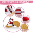thumbnail image 3 of 4Pcs Mesh Dog Shoes Dog Boots, Breathable Dog Shoes for Small Dogs, Waterproof Puppy Booties Sandals with Anti-Slip Sole and Zipper, Dog Shoes for Hot Pavement Durable Pet Paw Protector, 3 of 6