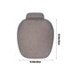 thumbnail image 3 of Cojín de asiento de coche Lino | Almohadilla transpirable Four Season para coche | 19.7x19.7 pulgadas Cómodo Duradero Gris Negro Beige Café Rosa | Funda de asiento de auto fácil de limpiar, 3 of 6