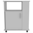 thumbnail image 4 of Kitchen service Cart with Spice Rack in White - Engineered Wood, 4 of 6