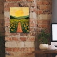 thumbnail image 5 of Epic Graffiti 'Sunflower Plantation'  by Andreas Magnusson Canvas Wall Art, 12" x 16", 5 of 8