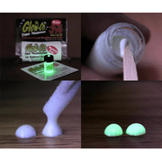 Glow On Super Phosphorescent Paint, Orange Color and Orange Glow, Paint Medium 4.6 ml Vial.