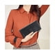 thumbnail image 4 of Carteras de mujer Carteras de cuero con bloqueo para mujer Cartera de teléfono de gran capacidad Cartera de mano * negro, 4 of 5
