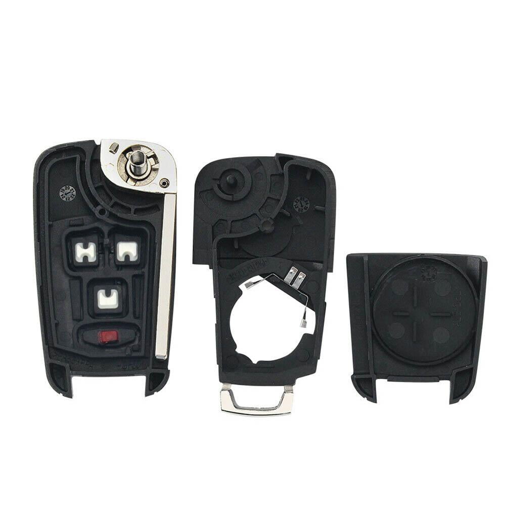 Remote Key Fob For Chevy Cruze 2010 2011 2012 2013 2014 2015 2016 + Free Cut,Black Key Shell