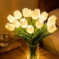 thumbnail image 5 of 15 Pcs Radiant Tulip Night Light – Realistic Artificial Floral Desk Lamp, LED Mood Lighting for Bedroom., 5 of 5
