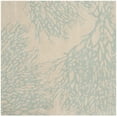 thumbnail image 2 of SAFAVIEH Bella Pascal Floral Wool Area Rug, Beige/Blue, 7' x 7' Square, 2 of 10