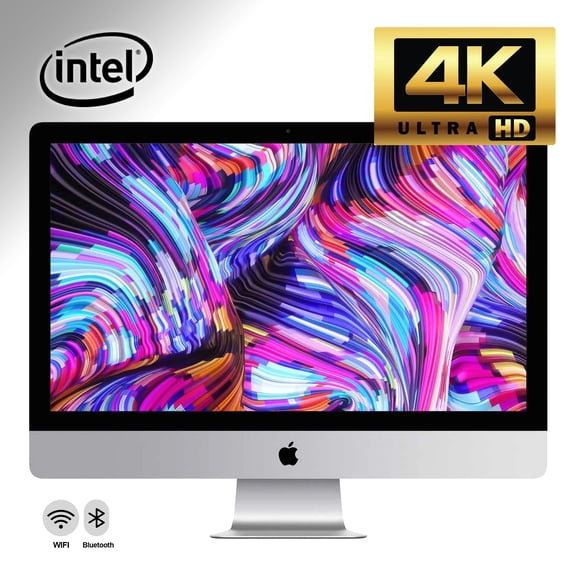Restored iMac 21.5-inch (Retina 4K) 3.0GHZ 6-Core i5 (2019) MRT42LL/A 16 GB & 256 GB Flash HD 4096 x 2304 Display Mac OS Includes Keyboard and Mouse (Refurbished)