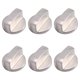 thumbnail image 1 of 6Pcs Cooker Knobs,6mm Gas Stove Knobs Stove Replacement Metal Knobs Accessories for Kitchen Gas Oven, 1 of 5