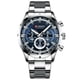 thumbnail image 1 of Reloj Curren Technos 8355 para hombre con esfera azul de acero inoxidable S, 1 of 8