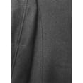 thumbnail image 5 of Hat and Beyond Mens Soft-Brushed Long Sleeve Eight-Buttons Peacoat with Detachable Zipper Bib, 5 of 6