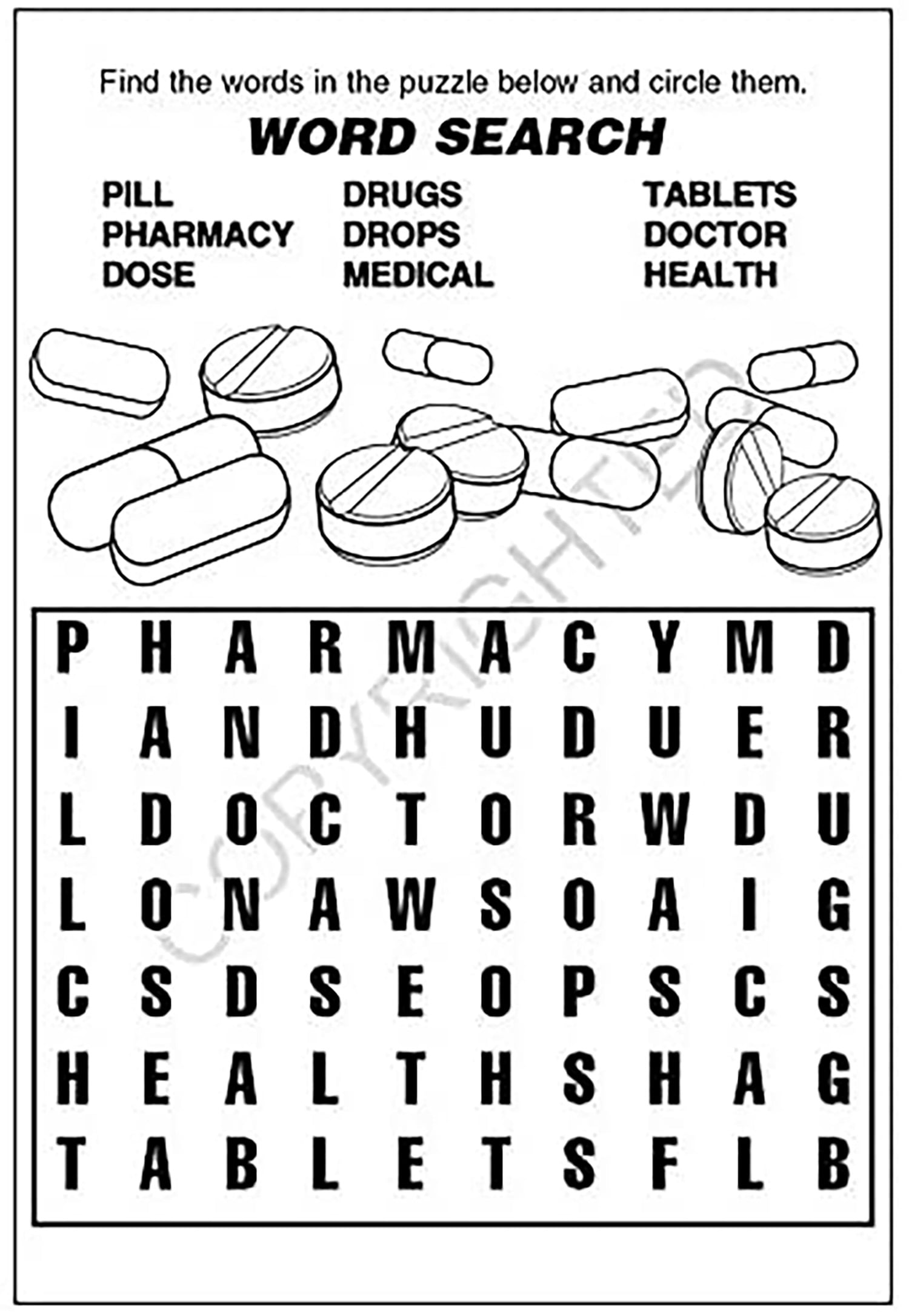 ZoCo: 25 Pack - A Trip to The Pharmacy Kid's Educational Coloring & Activity Books