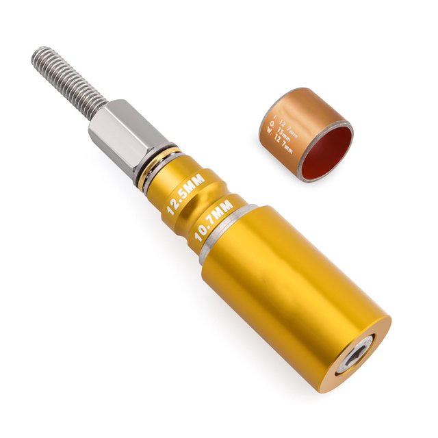 Soidarity Juego de herramientas de extracción de buje de choque trasero para bicicleta, accesorios de ciclismo, juego de herramientas de desmontaje de Ciclismo Oro con buje Soidarity OD028146-07