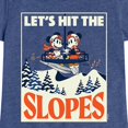 thumbnail image 3 of Disney - Let's Hit The Slopes - Toddler & Youth Girls Short Sleeve Graphic T-Shirt, 3 of 5