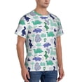 thumbnail image 5 of Rocae Dinosaur for Men's Moisture-Wicking Crew Tee - T-Shirt for Sports, Outdoor Activities, and Casual WearX-Large, 5 of 9