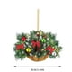 thumbnail image 3 of Adorno navideño de duende de Papá Noel pintado a mano: precioso adorno colgante de acrílico para árbol, ideal como regalo festivo para fiestas familiares., 3 of 3
