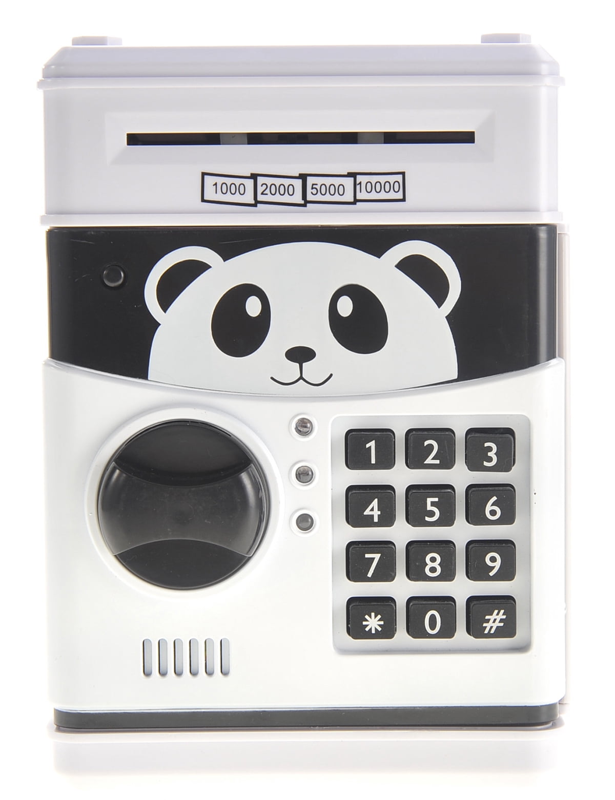 PlayWorld Cartoon Panda Electronic Password Protected Piggy Coin Bank