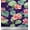 Dark Purple, variant on Soimoi Cotton Duck Fabric Leaves & Lotus Flower Fabric Prints By Yard 42 Inch Wide
