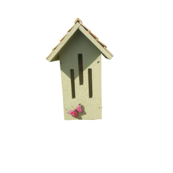 Butterfly House Small (Sage, 12", Bird Houses by Mark, Made in USA