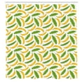 thumbnail image 3 of Ambesonne Cartoon Shower Curtain, Yummy Banana Fruit, 69"Wx75"L, Fern Green Yellow, 3 of 5