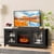 thumbnail image 2 of Costway 58 Inches Fireplace TV Stand for TVs up to 65 Inches with 1400W Electric Fireplace Black, 2 of 11